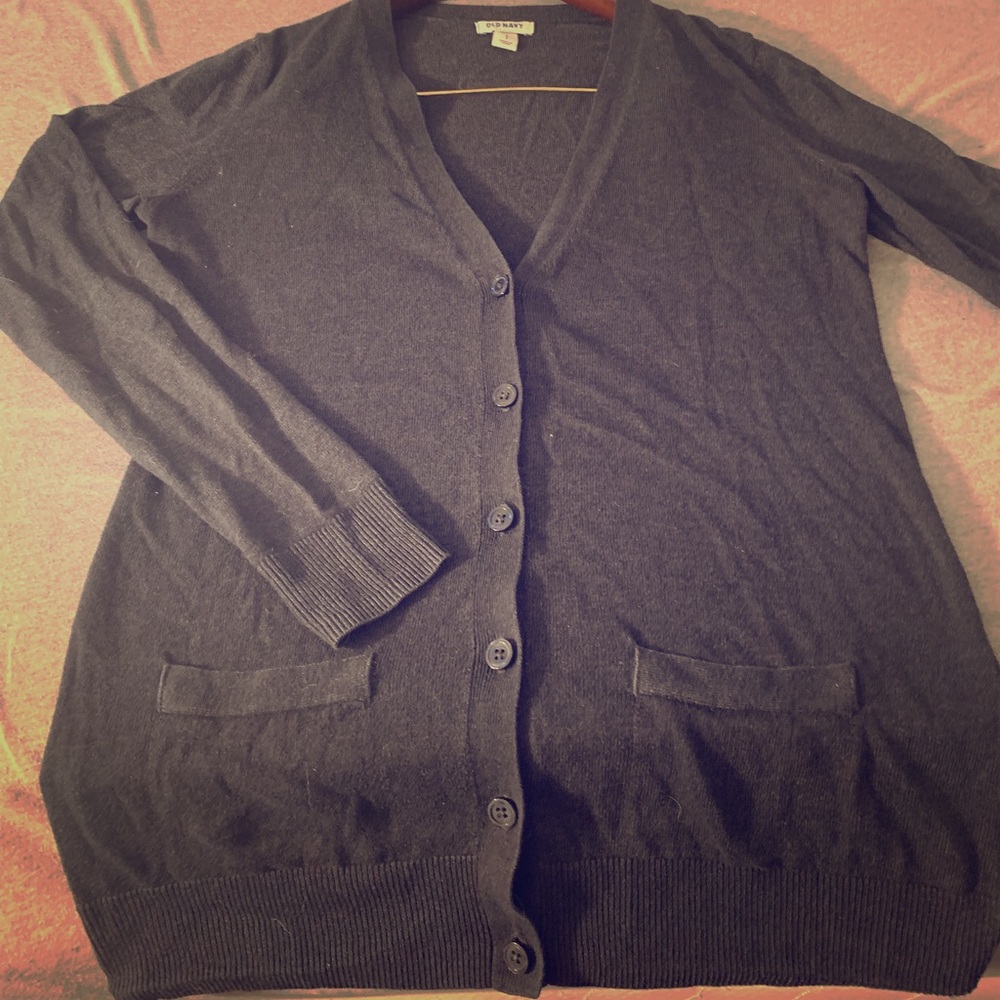 Darling Dark Gray Cotton Cardigan!